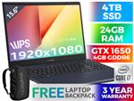 ASUS VivoBook X571 GTX 1650 Gaming Laptop With 24GB RAM & 4TB SSD
