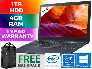 ASUS X543MA-GQ514T 15.6" Intel Dual Core Laptop