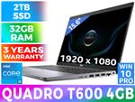 DELL Precision 3561 Core i5 Quadro T600 Laptop With 32GB RAM & 2TB SSD
