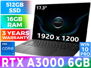 DELL Precision 5760 RTX A3000 Workstation Laptop