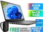 Dell Vostro 15 3500 11th Gen Core i5 Laptop With 64GB RAM