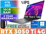 Dell XPS 15 9510-9898 Core i7 RTX 3050 Ti Ultrabook With 4TB SSD
