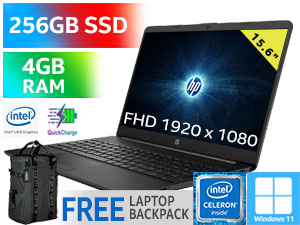 HP 15-dw1016ni Intel Dual Core Laptop With 256GB SSD