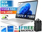 HP 15-dw3026ni 11th Gen Core i7 Laptop With 512GB SSD
