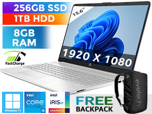 HP 15-dw3027ni 11th Gen Core i5 Laptop With 256GB SSD