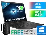 HP 255 G8 15.6" AMD Ryzen 5 Laptop 3C3V0ES With 2TB SSD