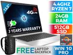 HP EliteBook 835 G8 13.3" Ryzen 7 Professional LTE Laptop With 24GB RAM