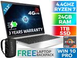 HP EliteBook 835 Ryzen 7 Professional Laptop With 24GB RAM & 1TB SSD