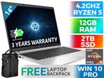 HP EliteBook 845 G8 14" Ryzen 5 Laptop With 12GB RAM & 2TB SSD