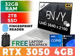HP ENVY 15-ep1001ni Core i7 RTX 3050 Laptop With 32GB RAM & 2TB SSD