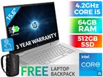 HP ENVY x360 Convert Core i5 Touchscreen Laptop With 64GB RAM