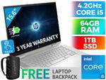 HP ENVY x360 Core i5 Touchscreen Laptop With 64GB RAM & 1TB SSD