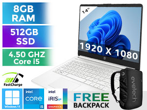 HP Laptop 14s-dq4001ni 11th Gen Core i5 Laptop