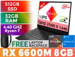 HP OMEN 16 Ryzen 7 RX 6600M Gaming Laptop 4V5T4EA With 32GB RAM