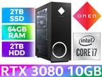 HP OMEN 30L Core i7 RTX 3080 Desktop PC With 64GB RAM & 2TB SSD