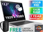 HP ProBook x360 Convert Touchscreen Laptop With 12GB RAM & 512GB SSD