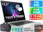HP ProBook x360 Ryzen 3 Touchscreen Laptop With 8GB RAM & 1TB SSD
