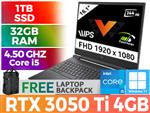 HP Victus Core i5 RTX 3050 Ti Laptop 58C42EA With 32GB RAM & 1TB SSD