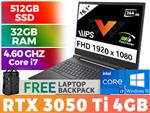 HP Victus Core i7 RTX 3050 Ti Gaming Laptop 470A9EA With 32GB RAM