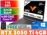 HP Victus Core i7 RTX 3050 Ti Laptop 470A9EA With 32GB RAM & 1TB SSD