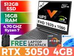 HP Victus Ryzen 7 RTX 3050 Gaming Laptop 697R3EA
