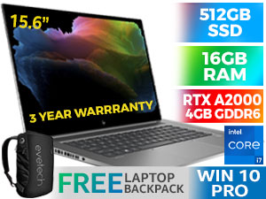 HP ZBook Studio G8 RTX A2000 Workstation Laptop