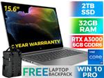 HP ZBook Studio G8 RTX A3000 Workstation Laptop With 2TB SSD