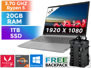 Lenovo IdeaPad 3 15ADA6 Ryzen 5 Laptop 82KR006CSA With 20GB RAM & 1TB SSD