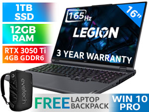 Lenovo Legion 5 Pro Core i5 Gaming Laptop With 12GB RAM & 1TB SSD