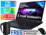Lenovo Legion 5 RTX 3050 Gaming Laptop With 16GB RAM & 1TB SSD