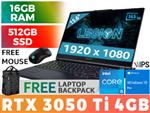 Lenovo Legion 5 RTX 3050 Ti Gaming Laptop With 16GB RAM & 512GB SSD