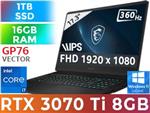 MSI GP76 Vector 12UGS 12th Gen Core i7 RTX 3070 Ti Gaming Laptop