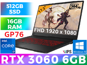 MSI Katana GF76 11UE Core i7 RTX 3060 Gaming Laptop