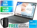 MSI Modern 14 B11MOU Core i3 Laptop With 16GB RAM & 1TB SSD