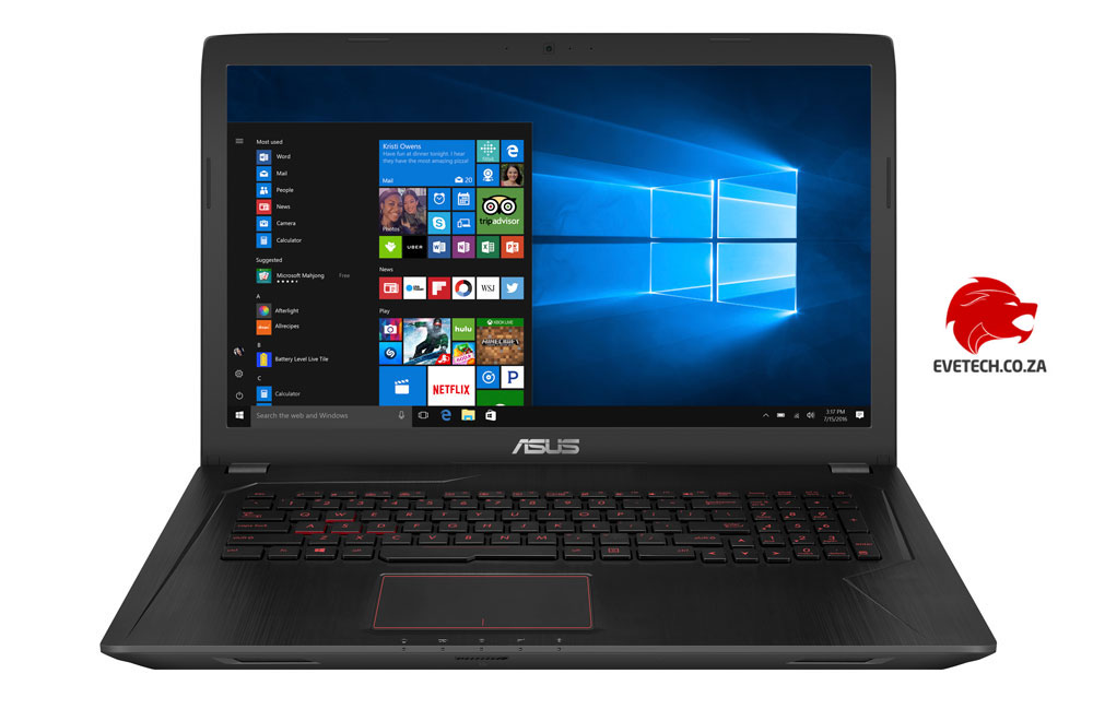 Buy ASUS FX753VD Core i7 GTX 1050 Gaming Laptop With 512GB SSD Free
Shipping at Evetech.co.za